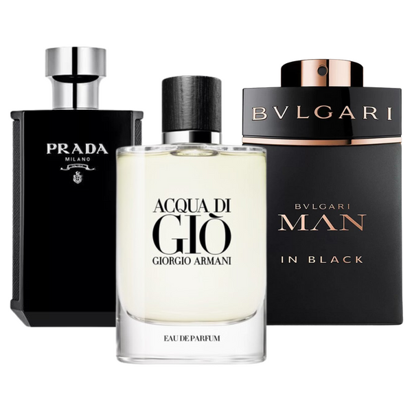 Pack: Esencia Negra – 3 elegantes fragancias masculinas