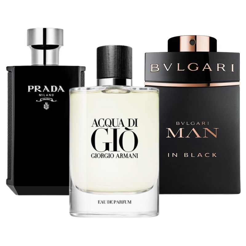 Pack: Esencia Negra – 3 elegantes fragancias masculinas